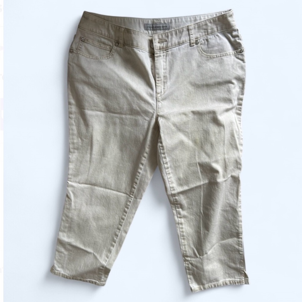 Chico’s Platinum Denim Women's Tan Jeans